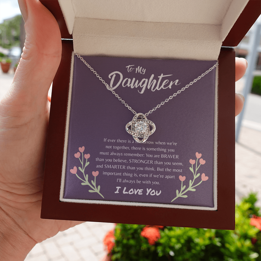 To My Daughter | Love Knot Necklace