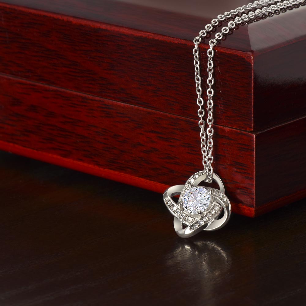 To My Granddaughter | Love Knot Necklace