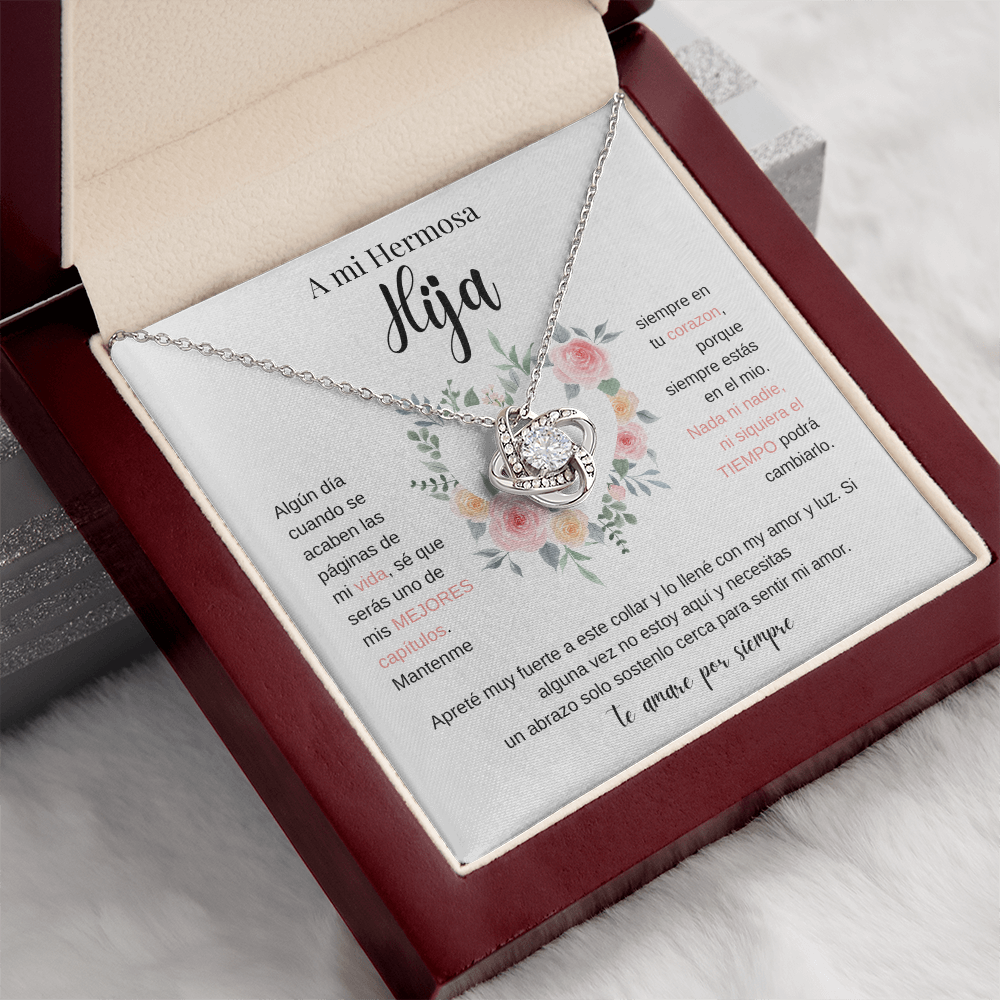 A Mi Hermosa Hija | Love Knot Necklace