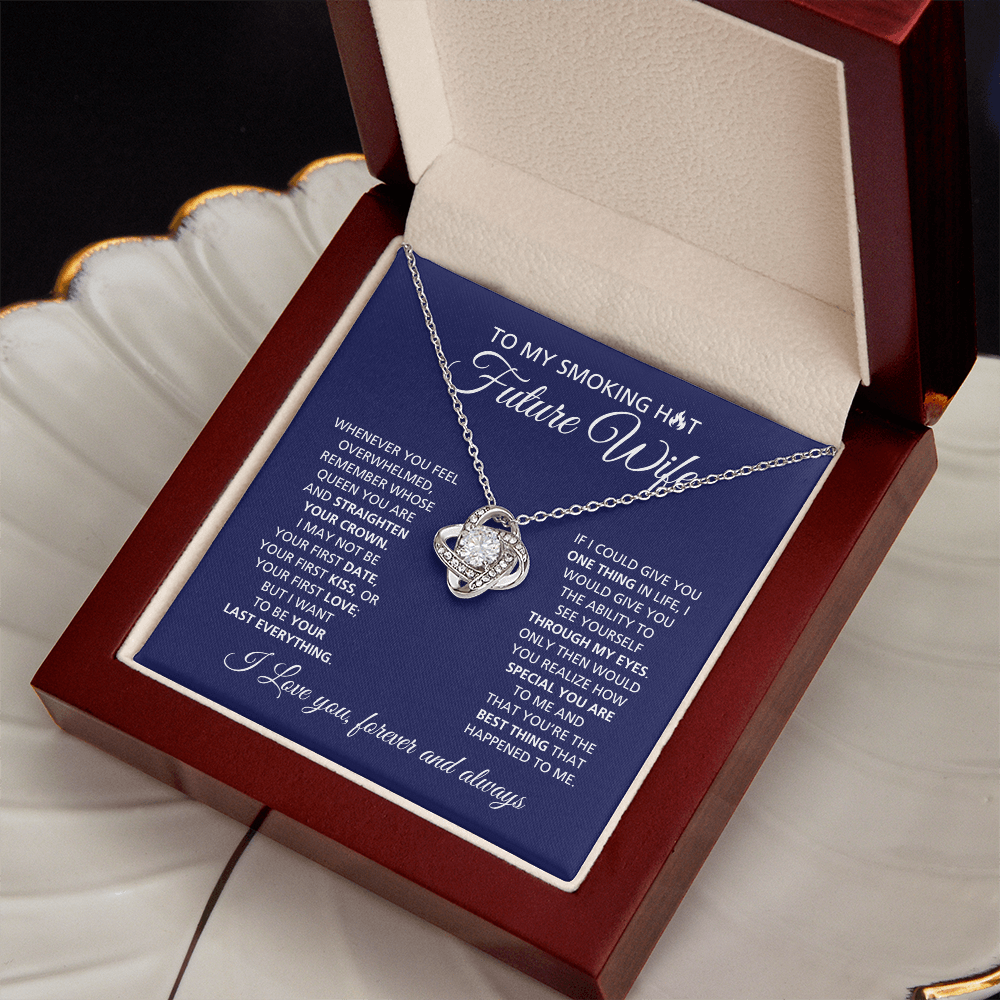 Smoking Hot Future Wife | Love Knot Necklace