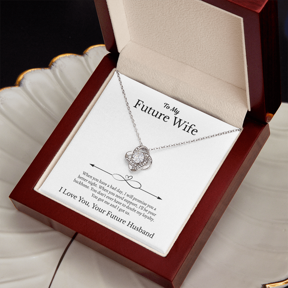 To My Future Wife From Your Future Husband | Love Knot Necklace