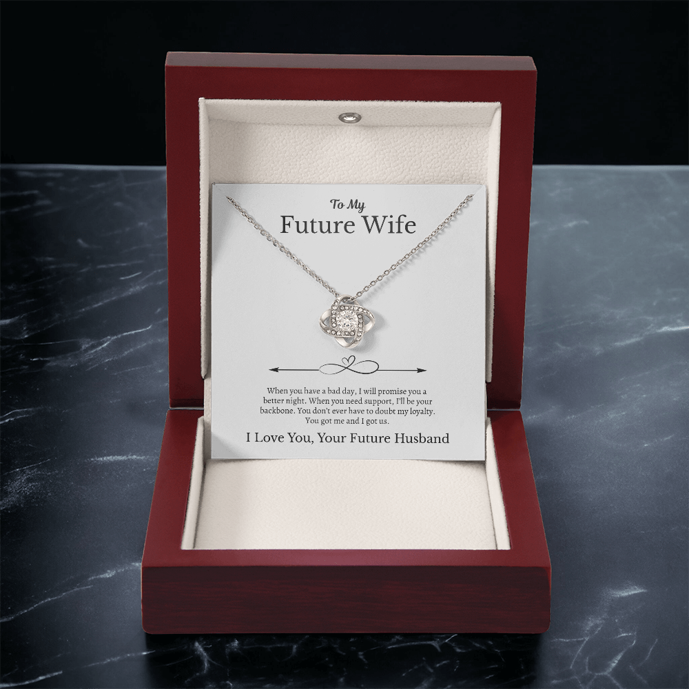 To My Future Wife From Your Future Husband | Love Knot Necklace