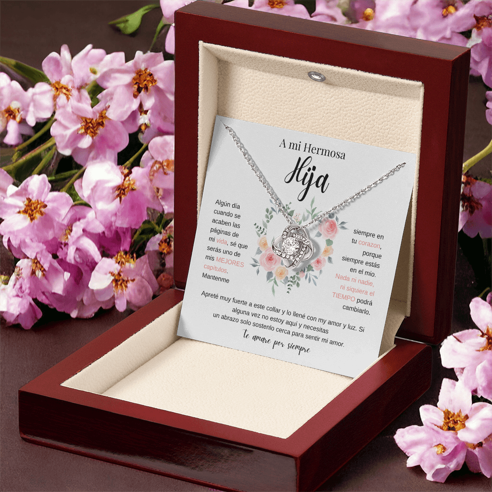 A Mi Hermosa Hija | Love Knot Necklace