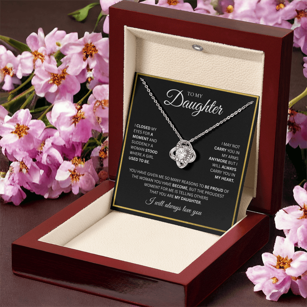 To My Daughter | Love Knot Necklace