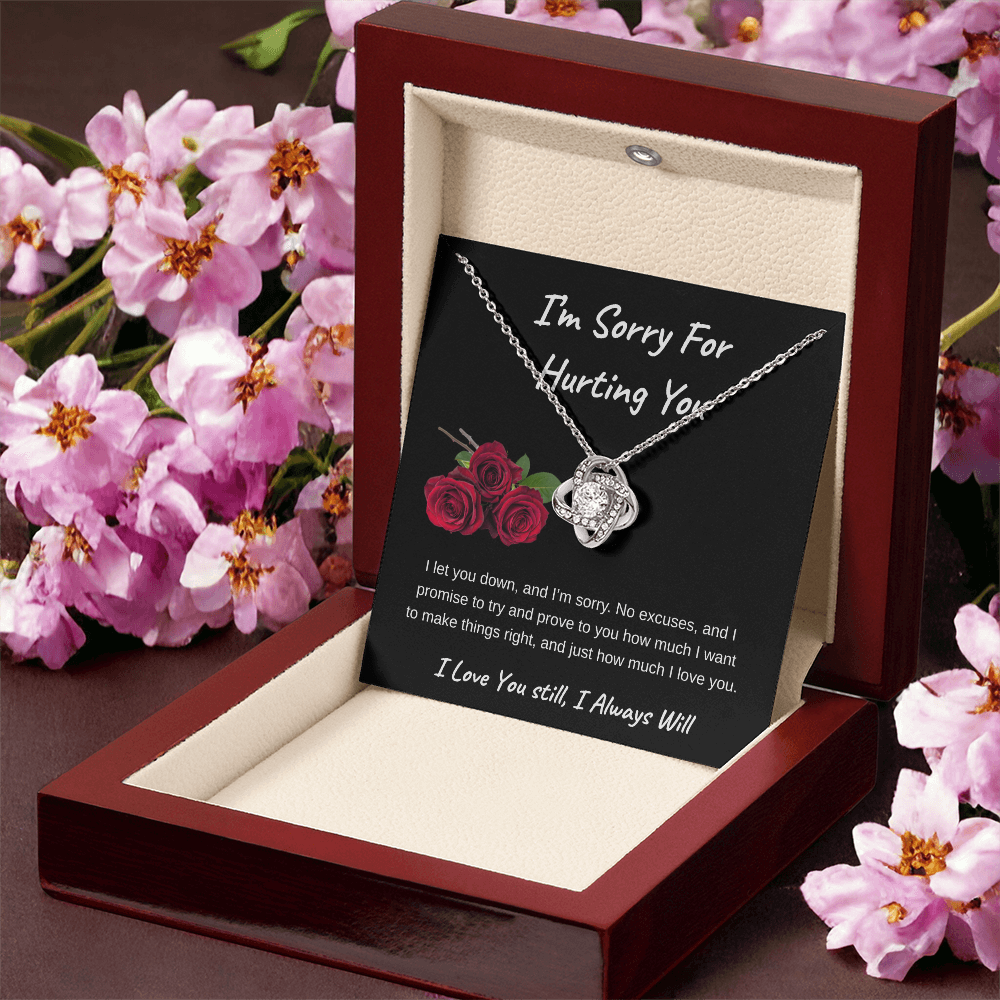 I'm Sorry For Hurting You |  Love Knot Necklace