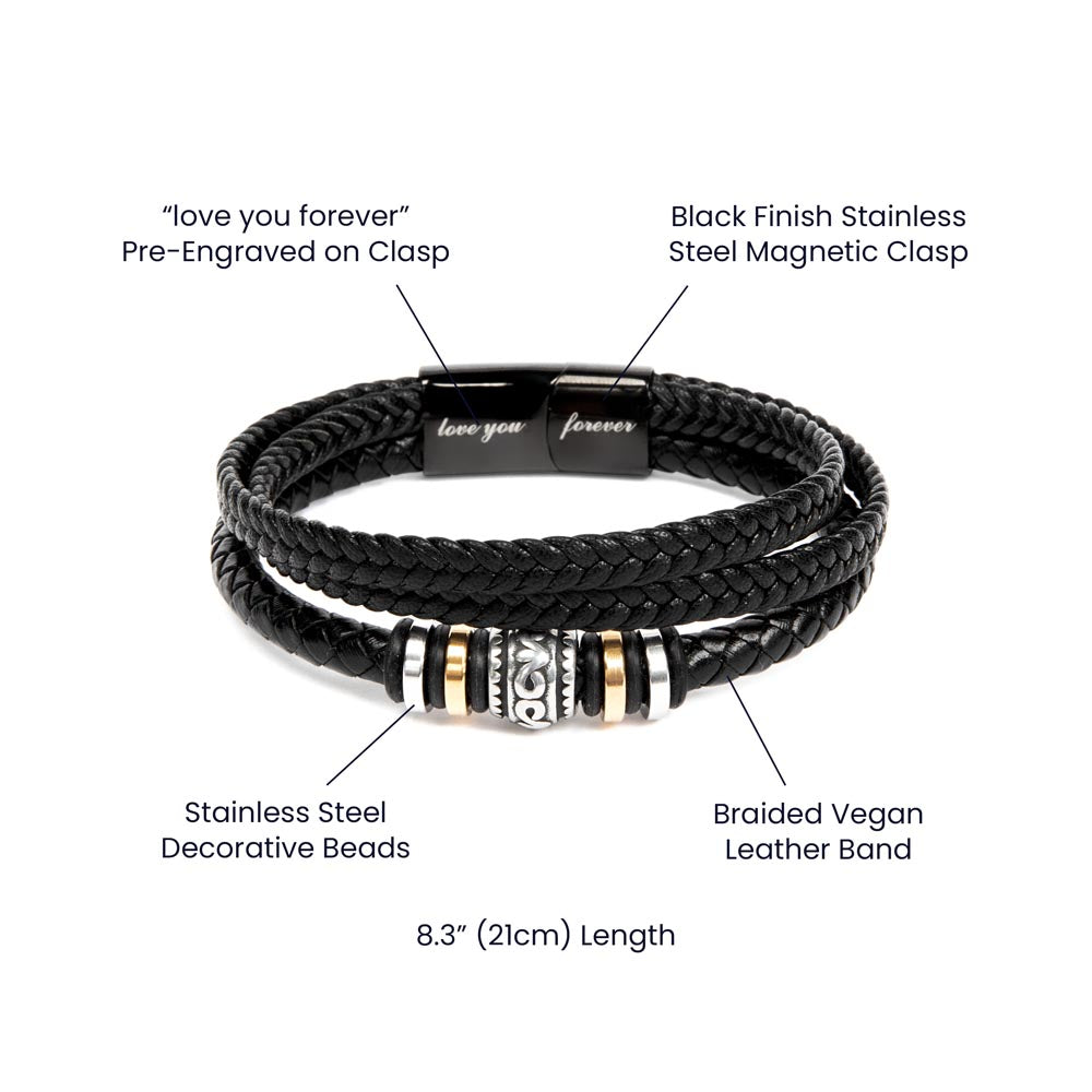 To My Son from Mom | Love You Forever Bracelet