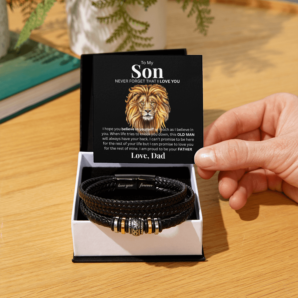 To My Son from Dad | Love You Forever Bracelet
