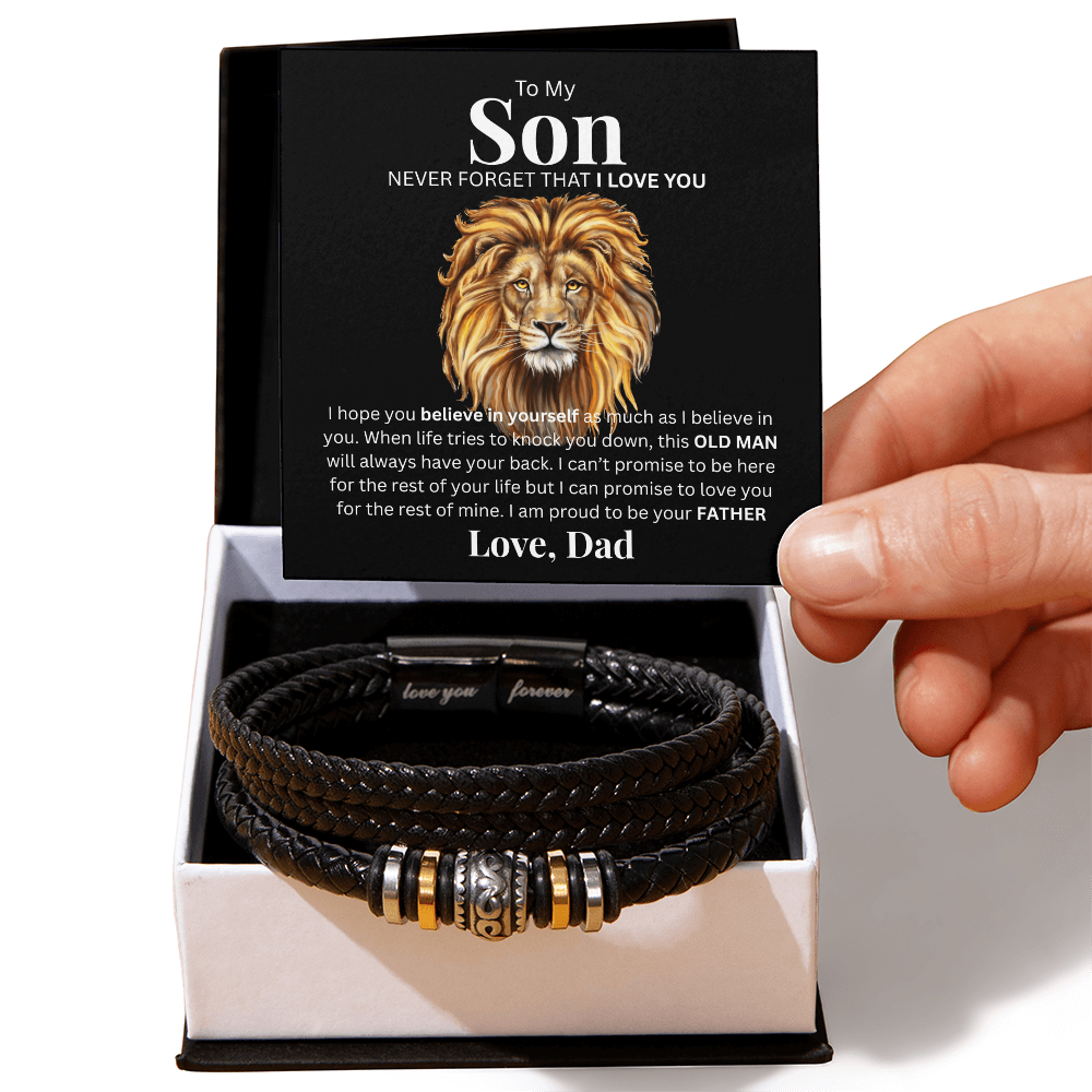 To My Son from Dad | Love You Forever Bracelet