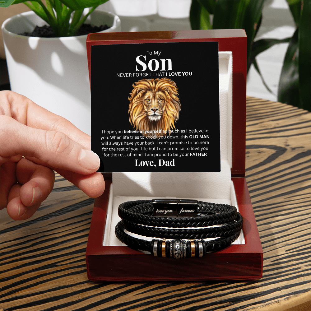 To My Son from Dad | Love You Forever Bracelet