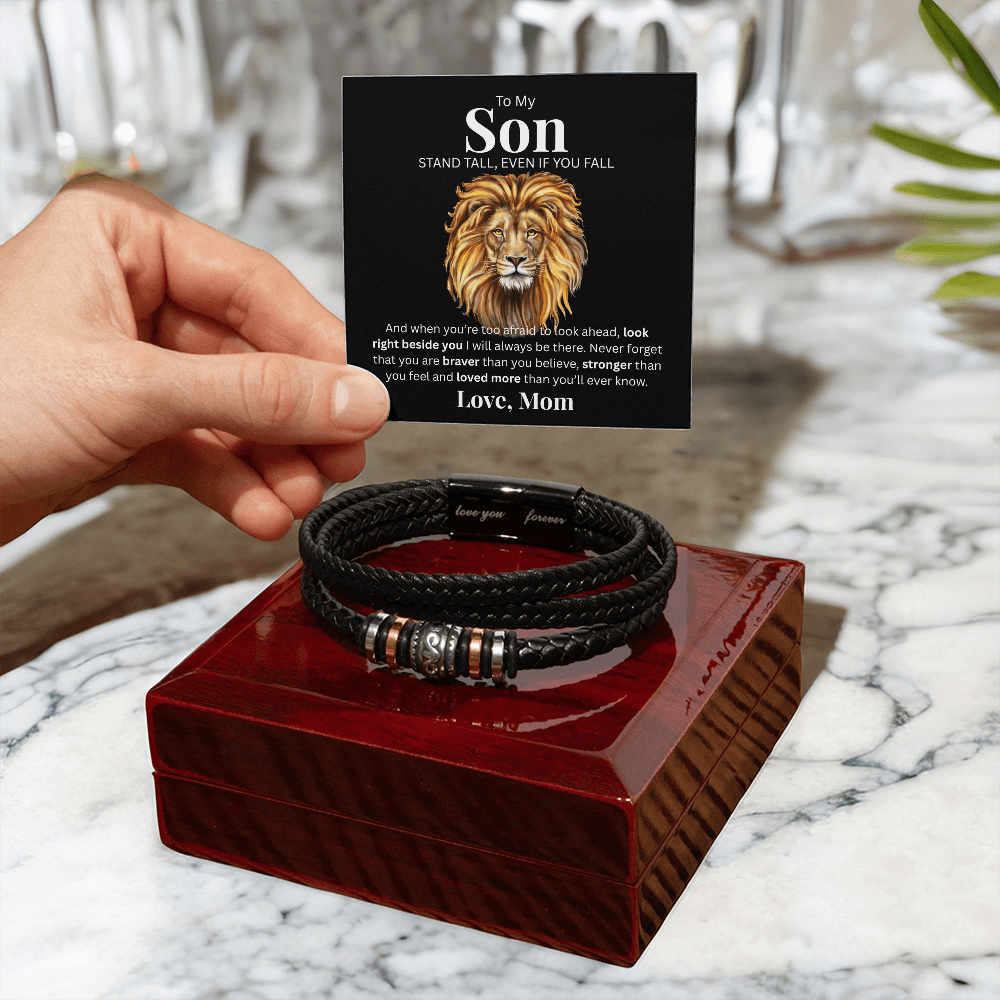 To My Son from Mom | Love You Forever Bracelet