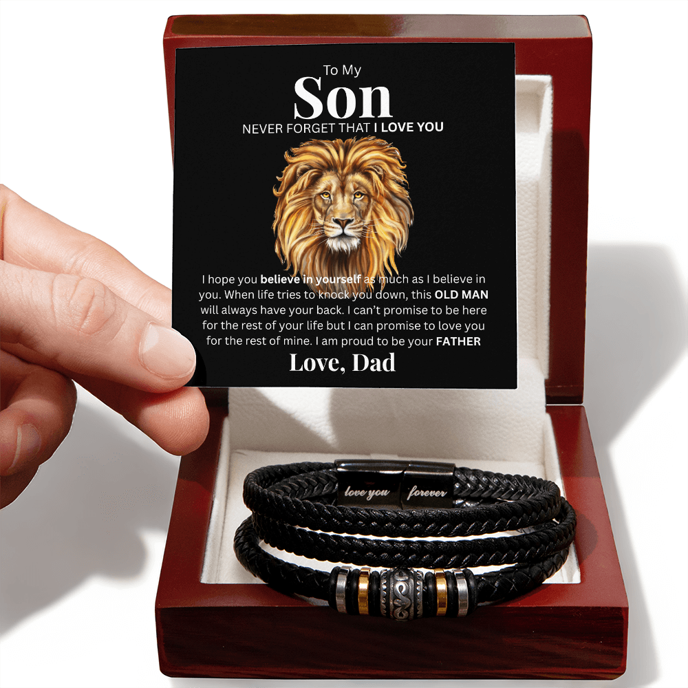 To My Son from Dad | Love You Forever Bracelet