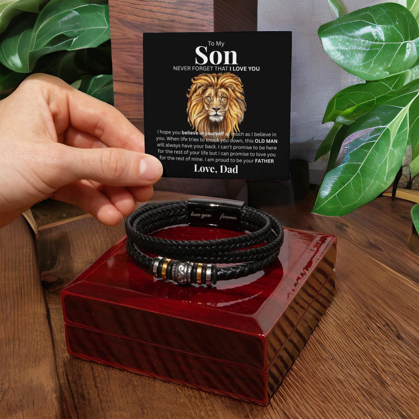 To My Son from Dad | Love You Forever Bracelet
