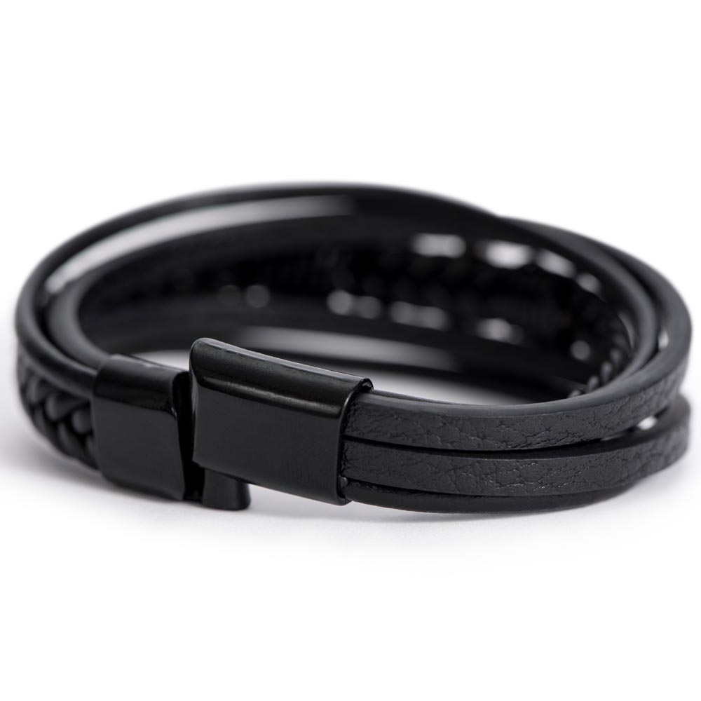To My Son | Men's Cross Bracelet