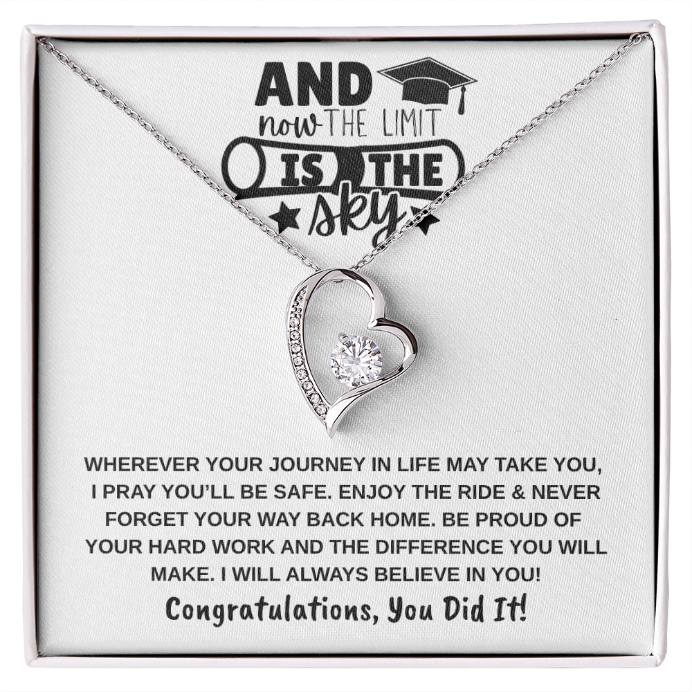 The Limit Is the Sky Graduation | Forever Love Necklace