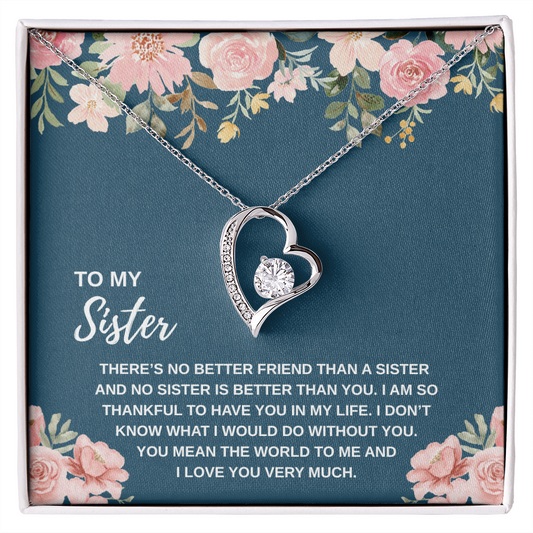 To My Sister | Forever Love Necklace