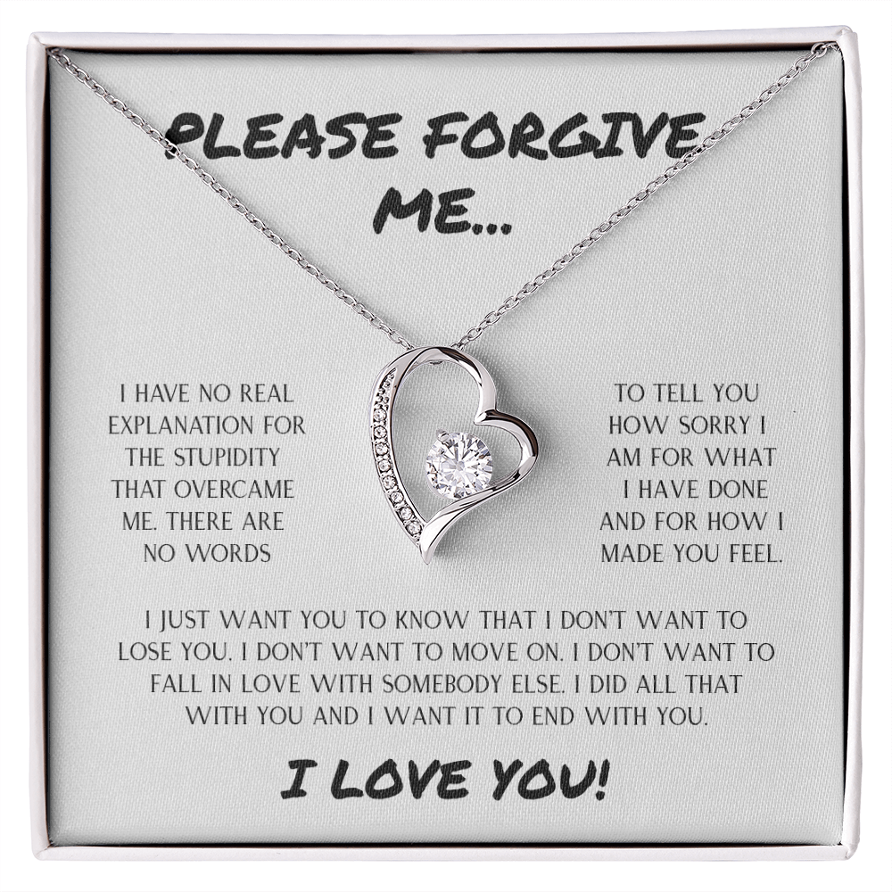 Please Forgive Me | Forever Love Necklace