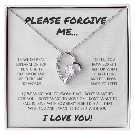 Please Forgive Me | Forever Love Necklace