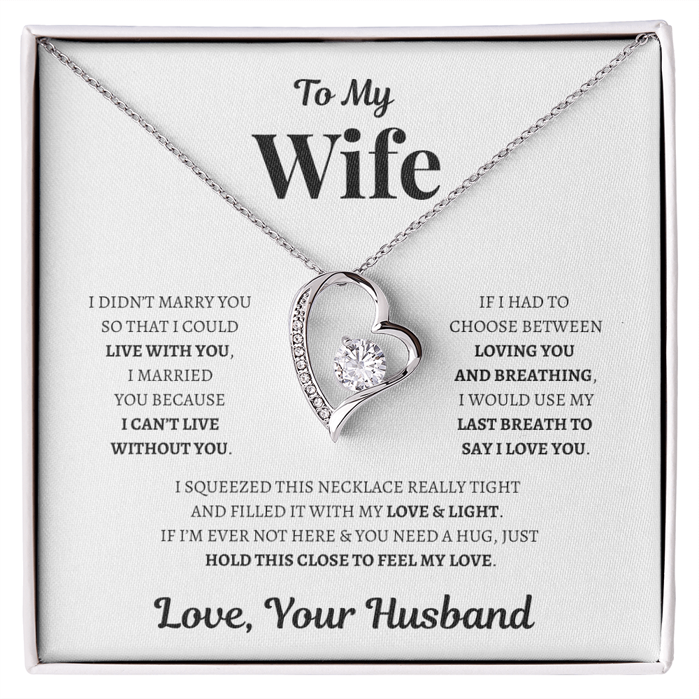 To My Wife | Forever Love Necklace