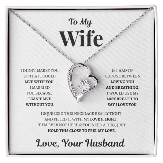 To My Wife | Forever Love Necklace