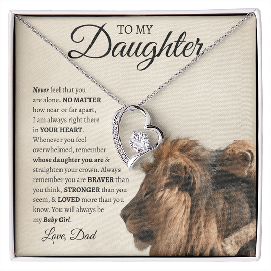 To My Daughter | Forever Love Necklace