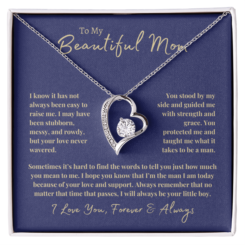 Gift to Mom from Son | Forever Love Necklace