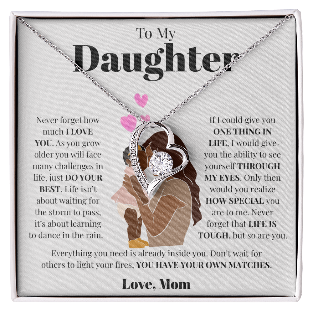To My Daughter from Mom | Forever Love Necklace