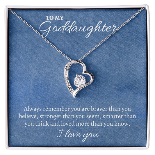 To My Goddaughter | Forever Love Necklace