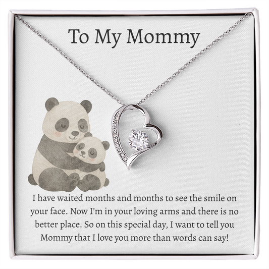 To My Mommy Pandas | Forever Love Necklace