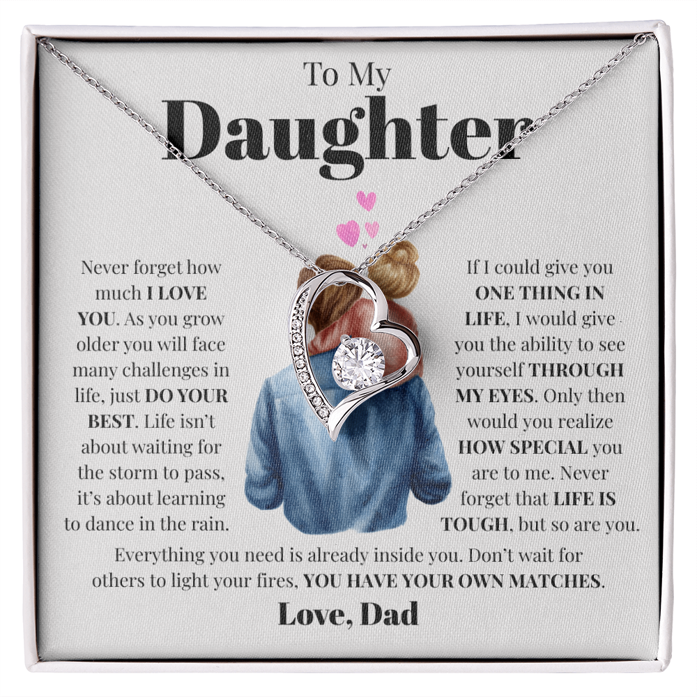 To My Daughter | Forever Love Necklace