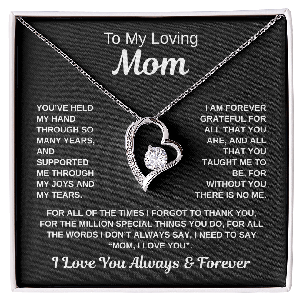 To My Loving Mom | Forever Love Necklace