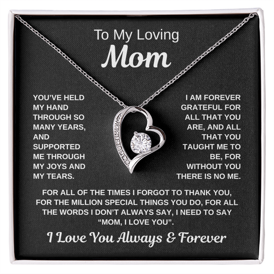 To My Loving Mom | Forever Love Necklace