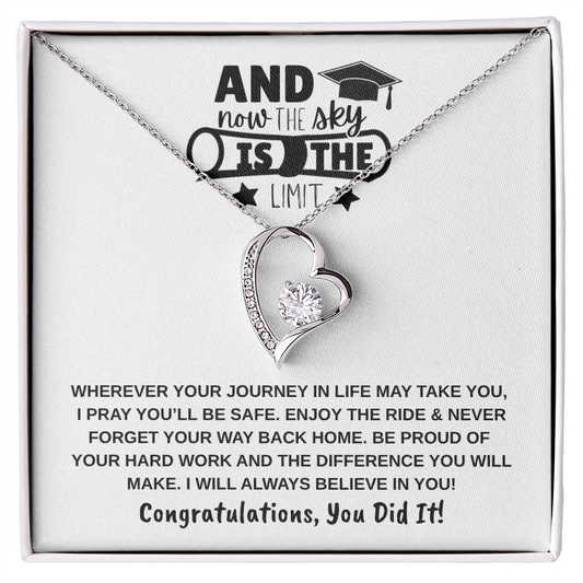 Sky is the Limit Graduation | Forever Love Necklace