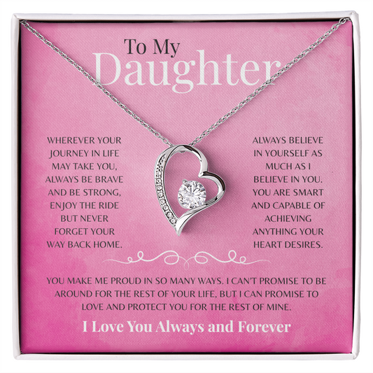 To My Daughter | Forever Love Necklace