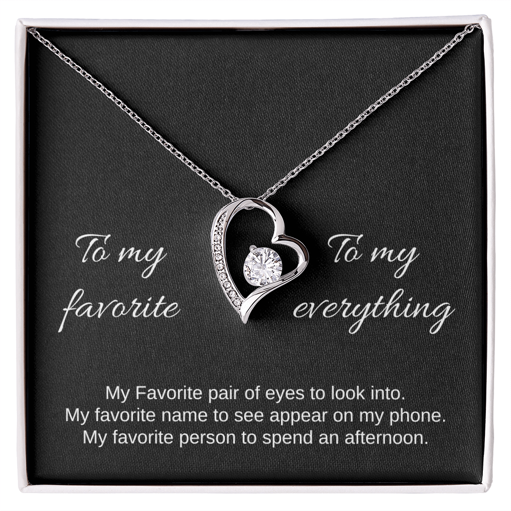 To My Favorite | Forever Love Necklace
