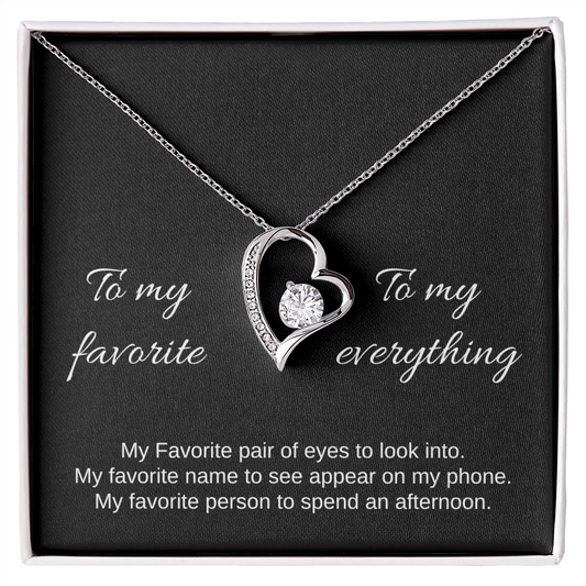 To My Favorite | Forever Love Necklace