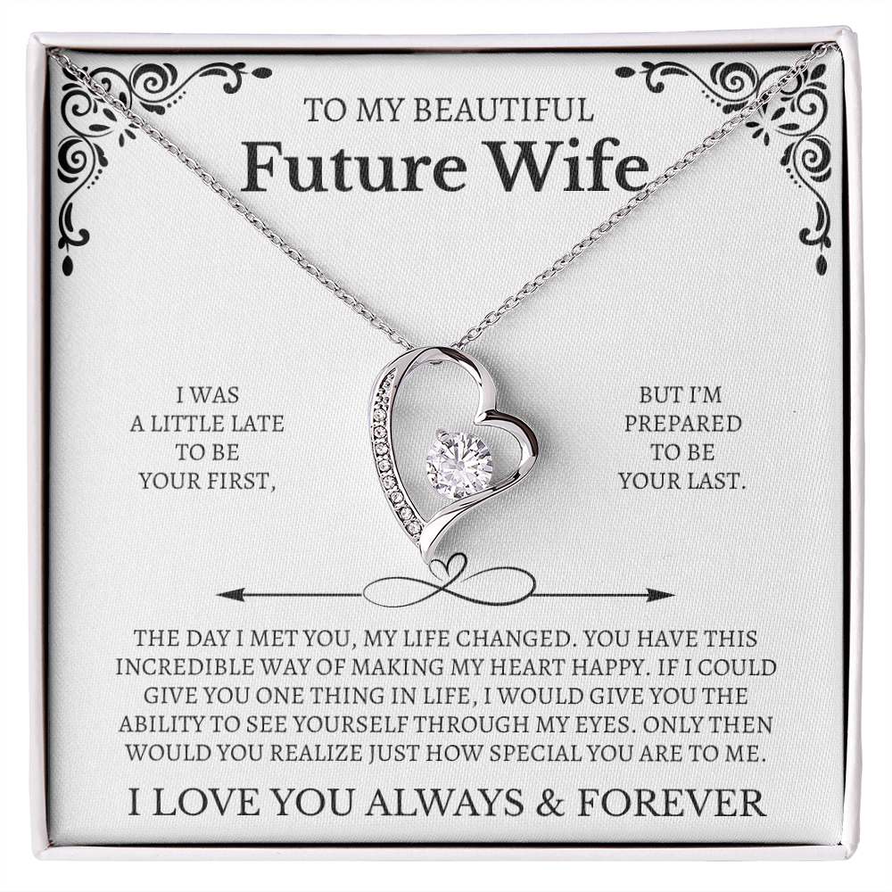 To My Beautiful Future Wife | Forever Love Necklace