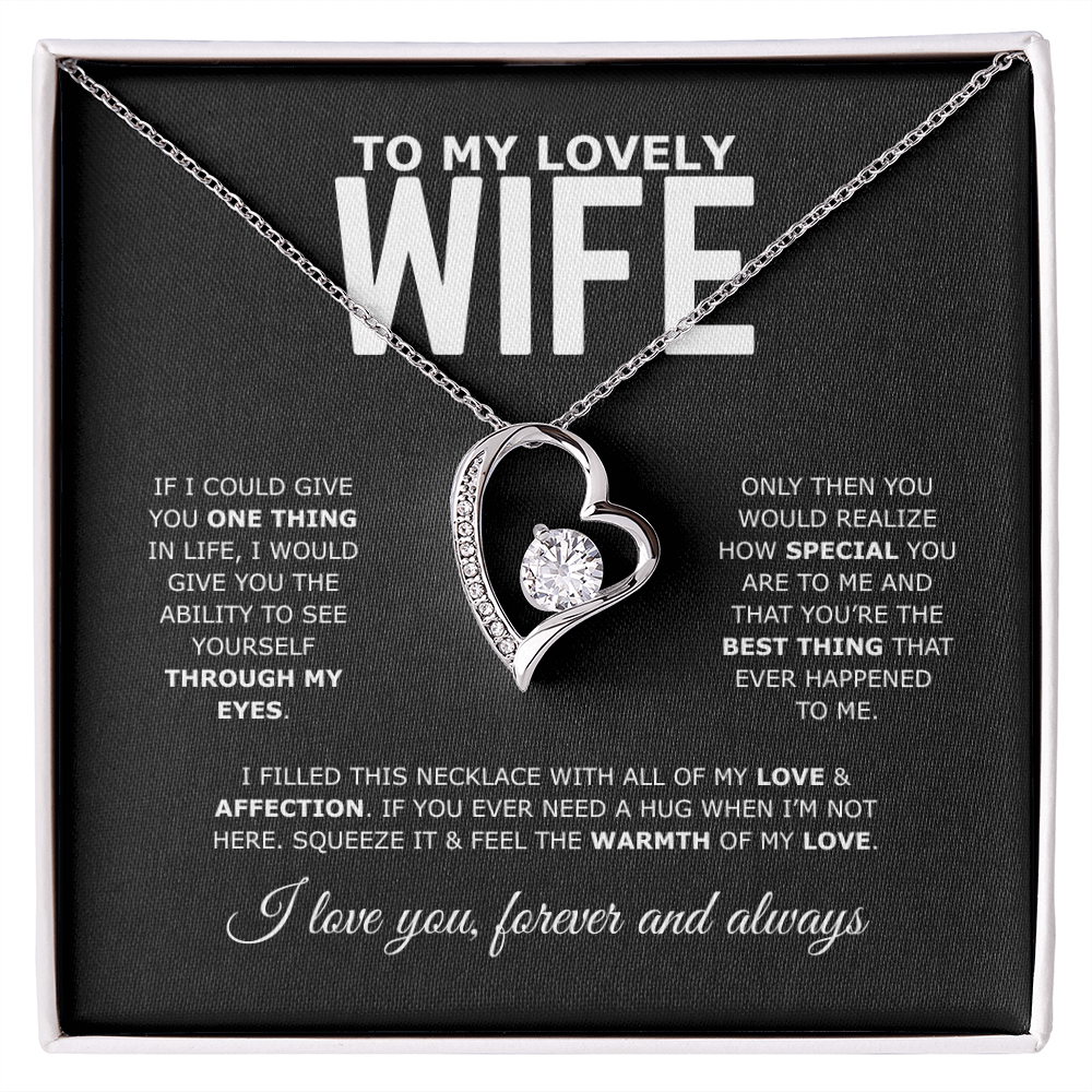 To My Lovely Wife | Forever Love Necklace