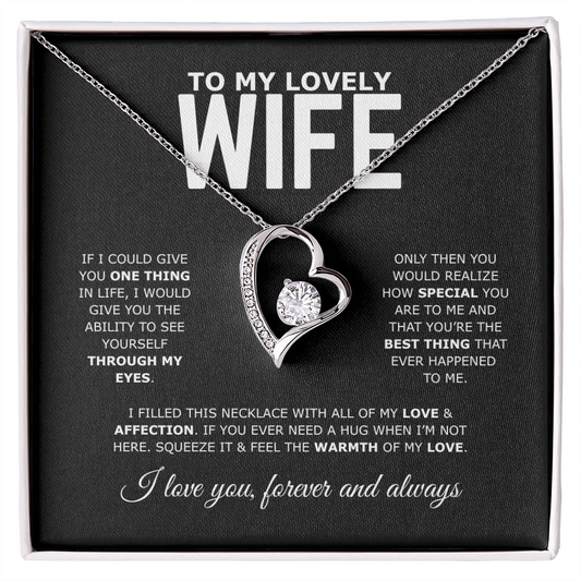 To My Lovely Wife | Forever Love Necklace
