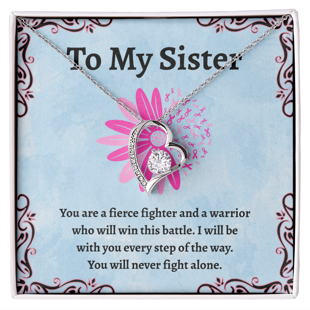 To My Warrior Sister | Forever Love Necklace
