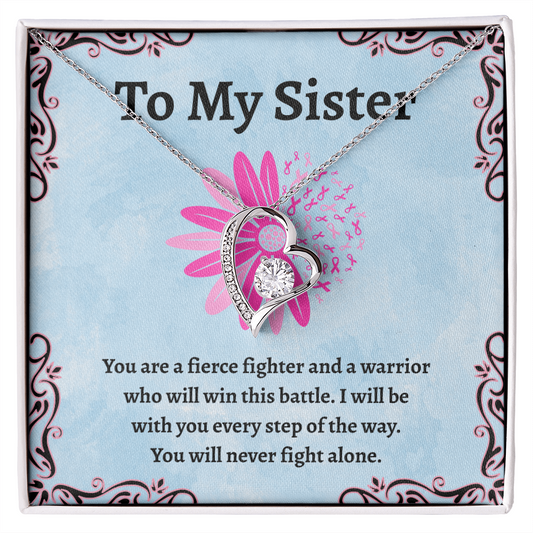 To My Warrior Sister | Forever Love Necklace