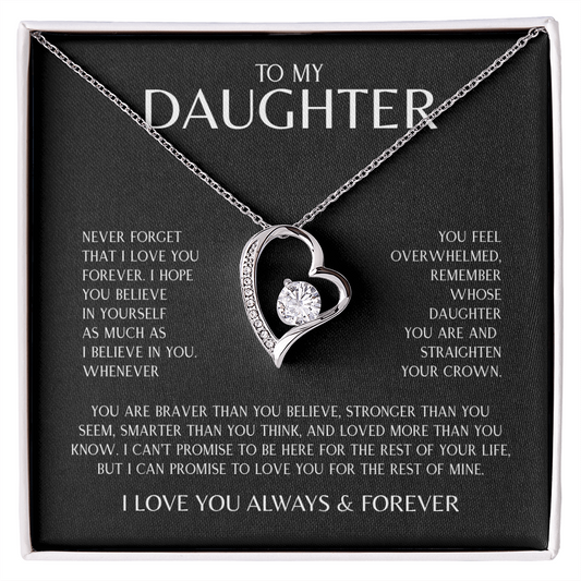 To My Daughter | Forever Love Necklace