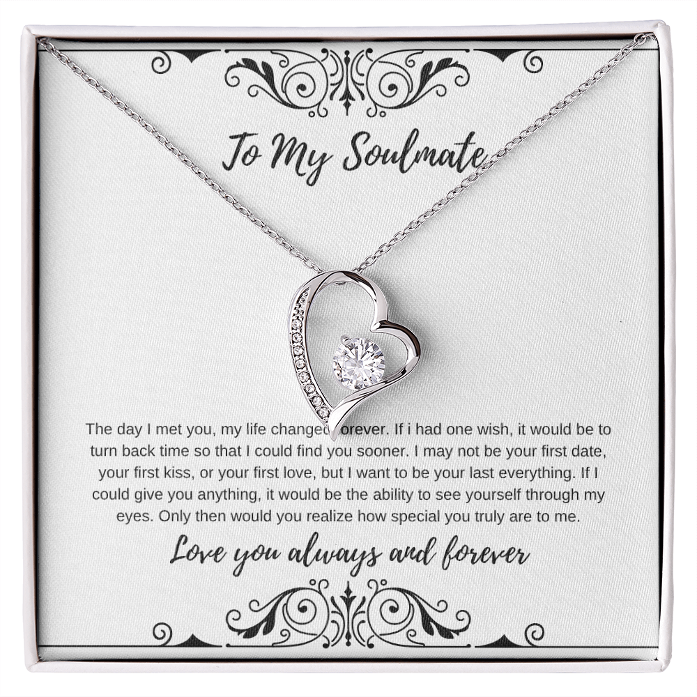 To My Soulmate | Forever Love Necklace