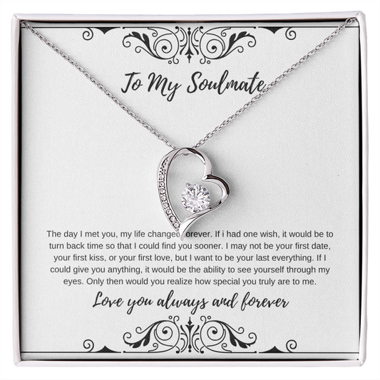 To My Soulmate | Forever Love Necklace