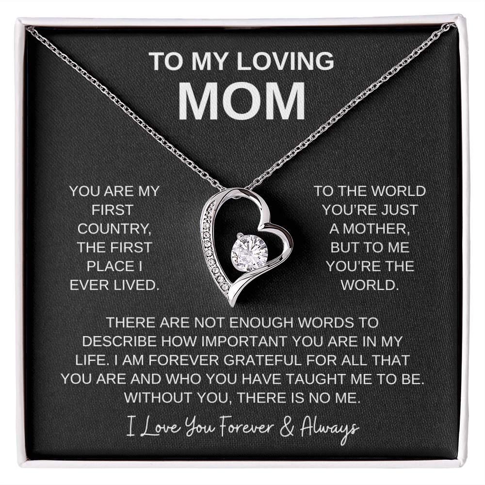 To My Loving Mom | Forever Love Necklace