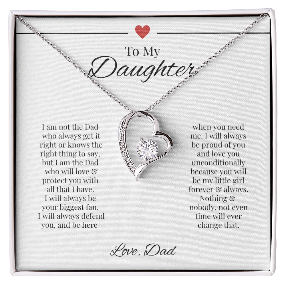 To My Daughter from Dad | Forever Love Necklace