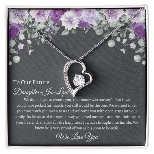 To Our Future Daughter-In-Law | Forever Love Necklace