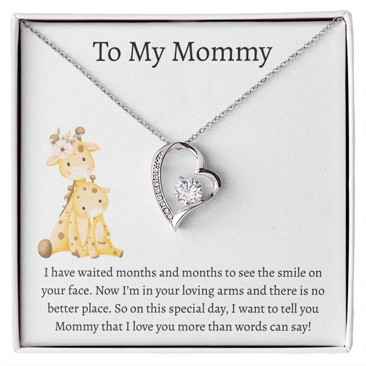 To My Mommy Giraffe | Forever Love Necklace