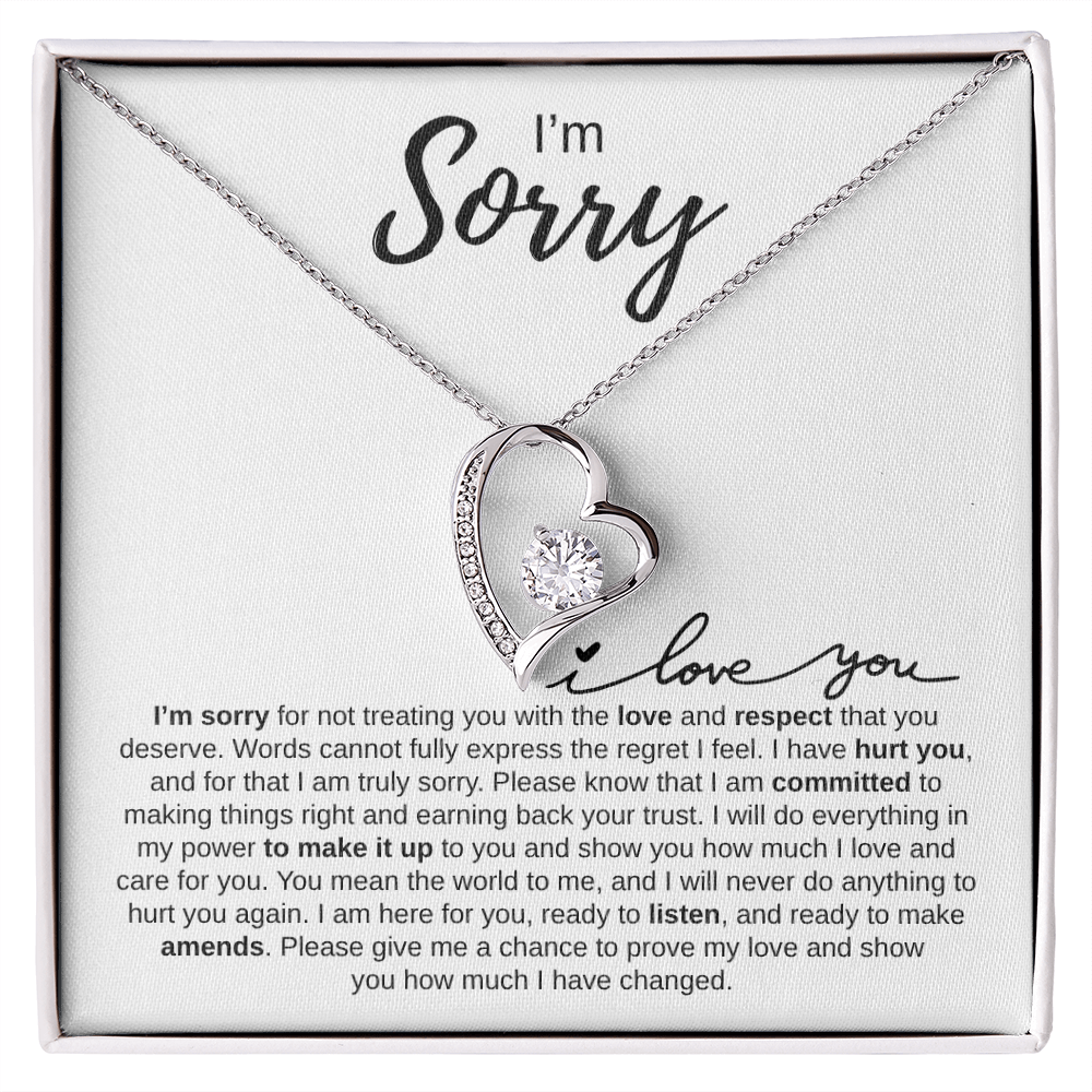 I'm Sorry | Forever Love Necklace