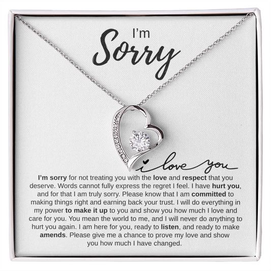 I'm Sorry | Forever Love Necklace