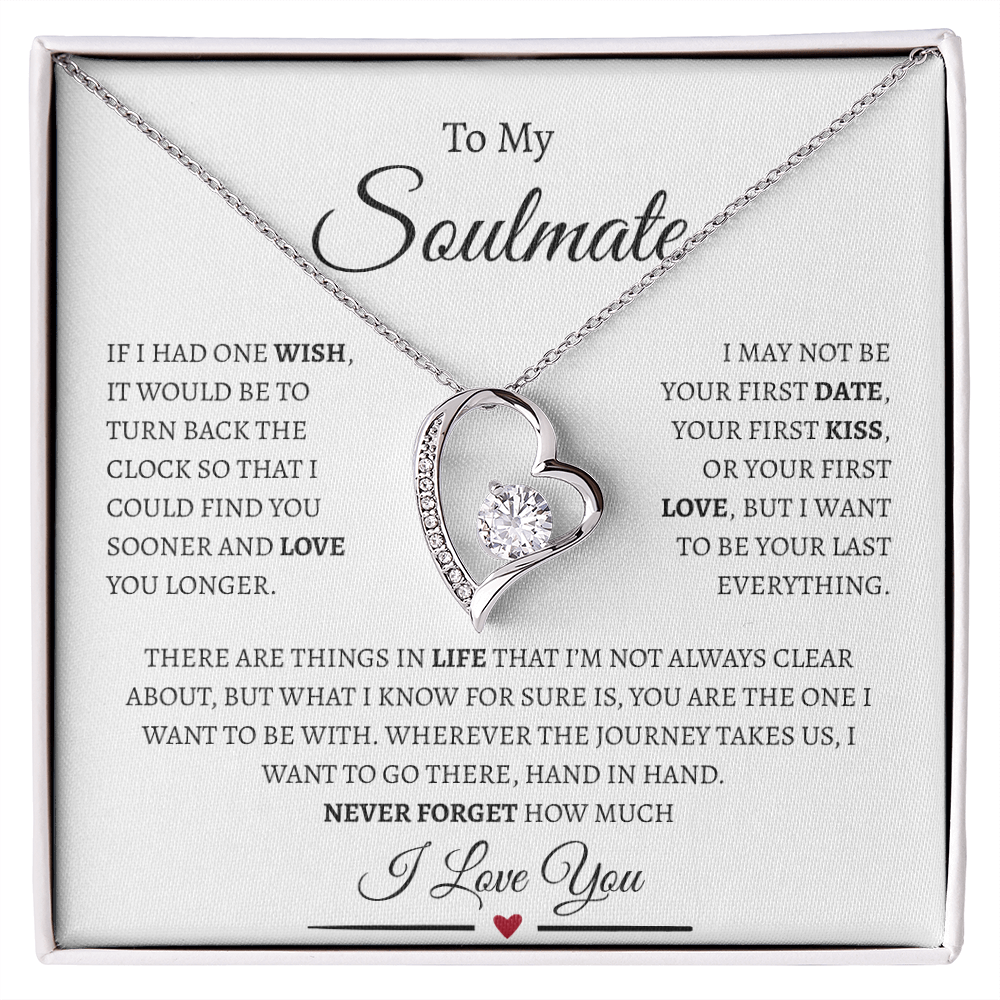 To My Soulmate | Forever Love Necklace